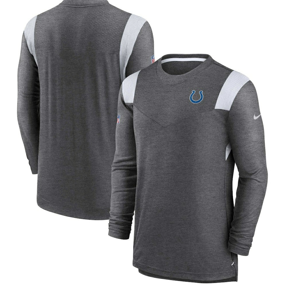 Indianapolis Colts Nike Sideline Tonal Logo Performance Player Long Sleeve T-Shirt