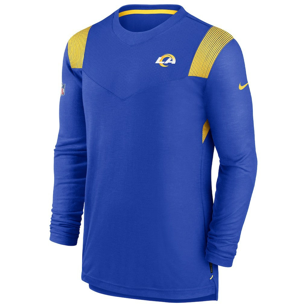 Los Angeles Rams Nike Sideline Tonal Logo Performance Player Long Sleeve T-Shirt