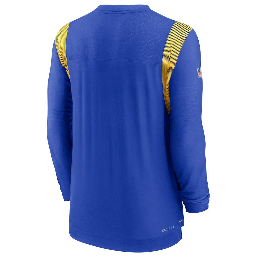 Los Angeles Rams Nike Sideline Tonal Logo Performance Player Long Sleeve T-Shirt