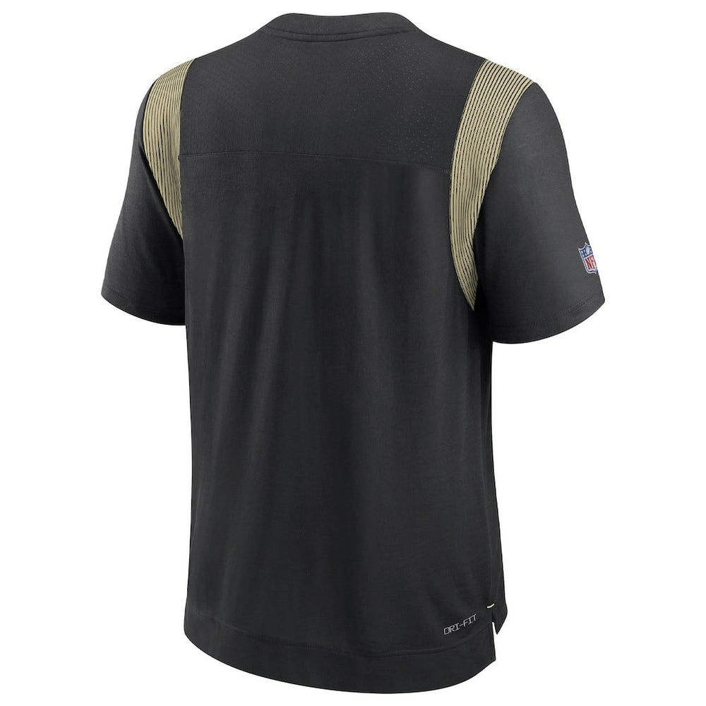 New Orleans Saints Nike Sideline Tonal Logo Performance Player T-Shirt