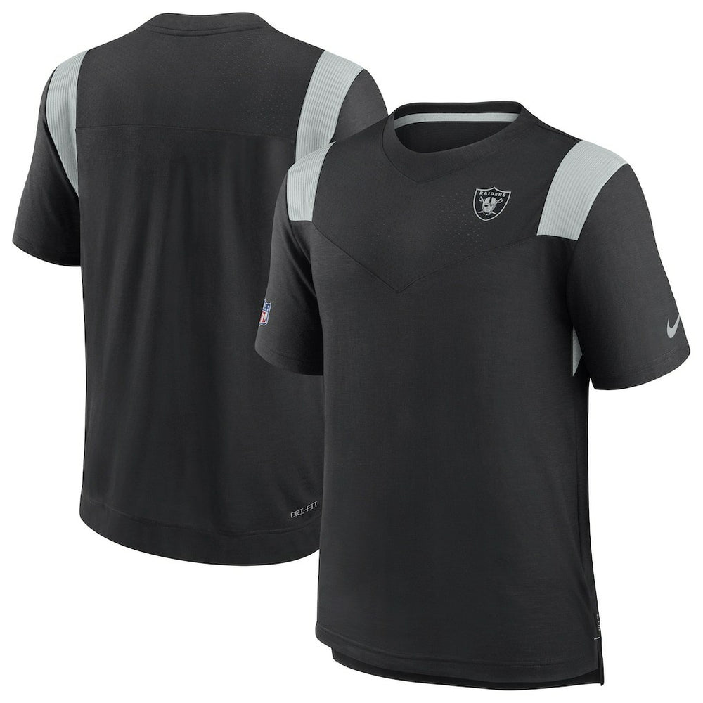Las Vegas Raiders Nike 2022 Sideline Tonal Logo Performance Player T-Shirt