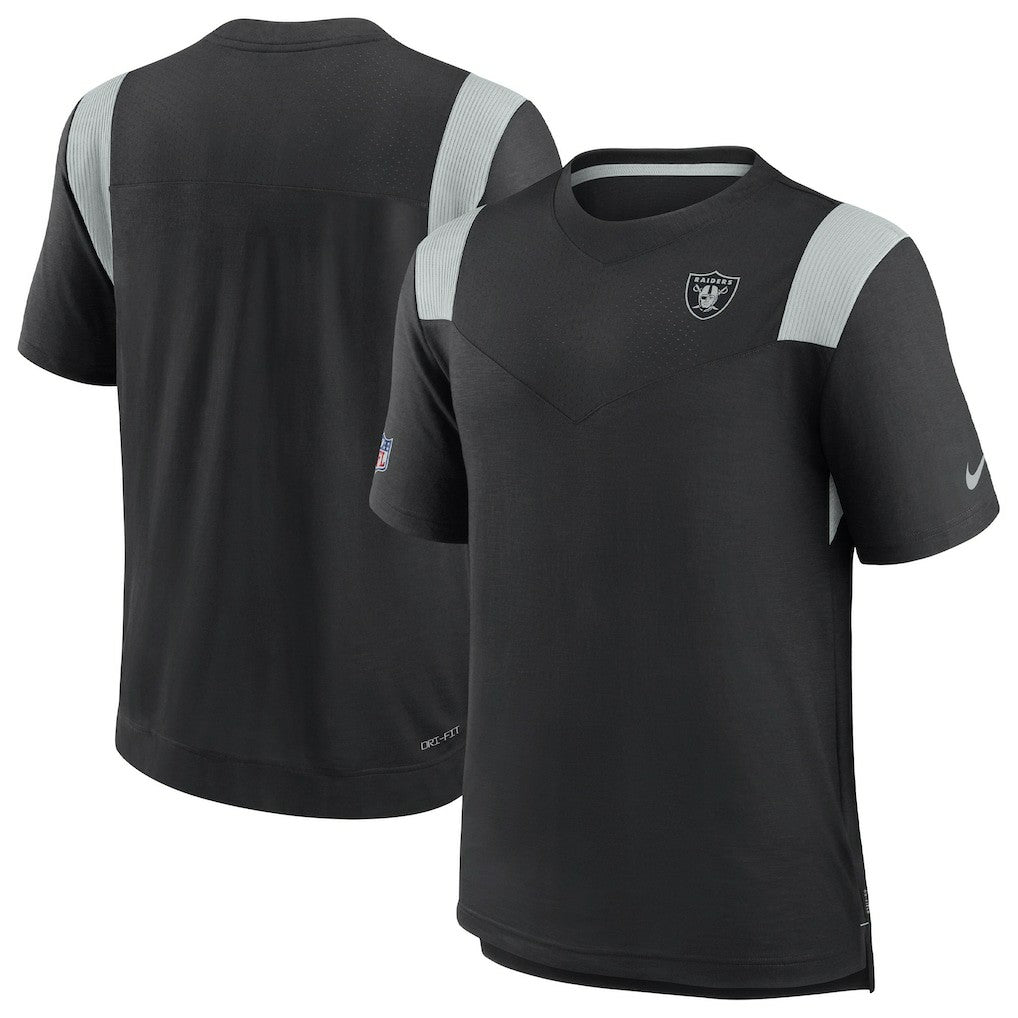 Las Vegas Raiders Nike 2022 Sideline Tonal Logo Performance Player T-Shirt