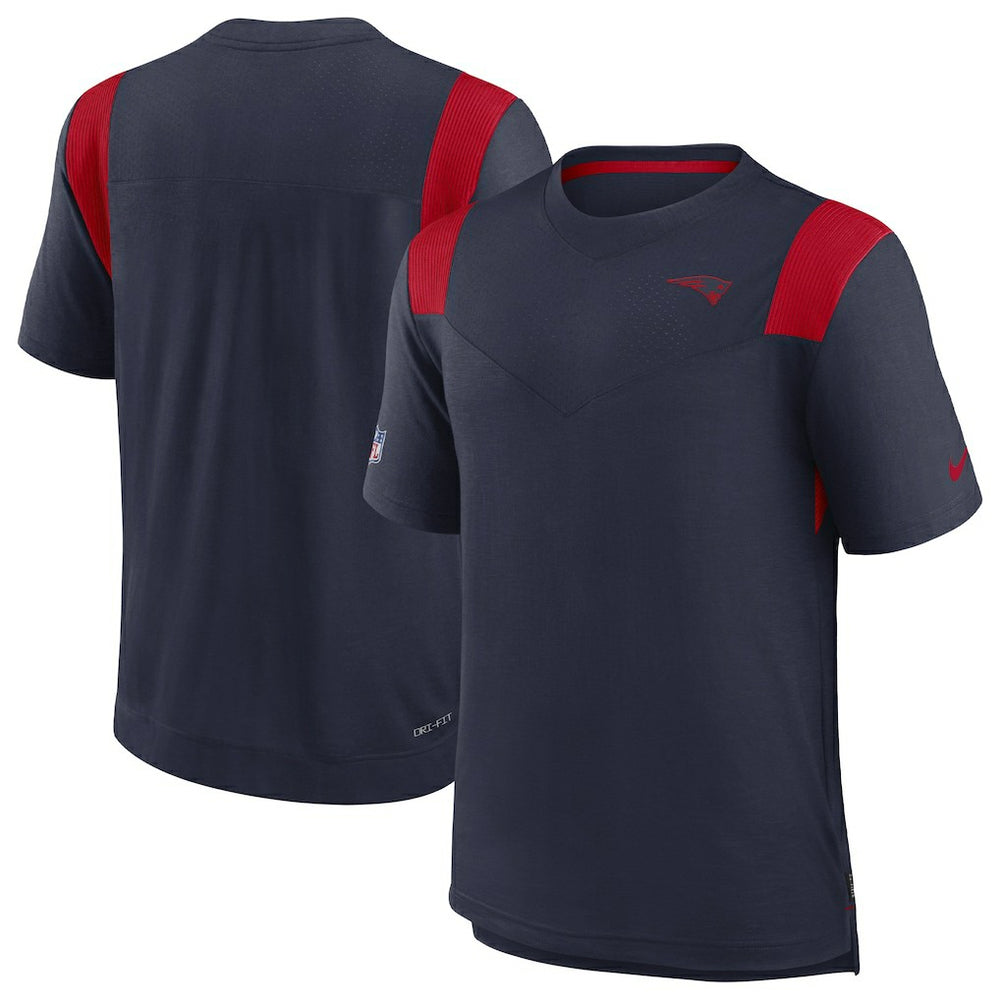 New England Patriots Nike Sideline Tonal Logo Performance Player T-Shirt
