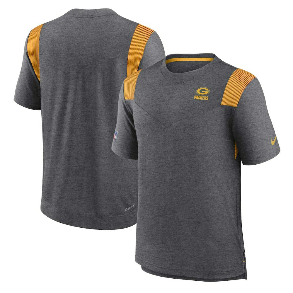 Green Bay Packers Nike Sideline Tonal Logo Performance Player T-Shirt