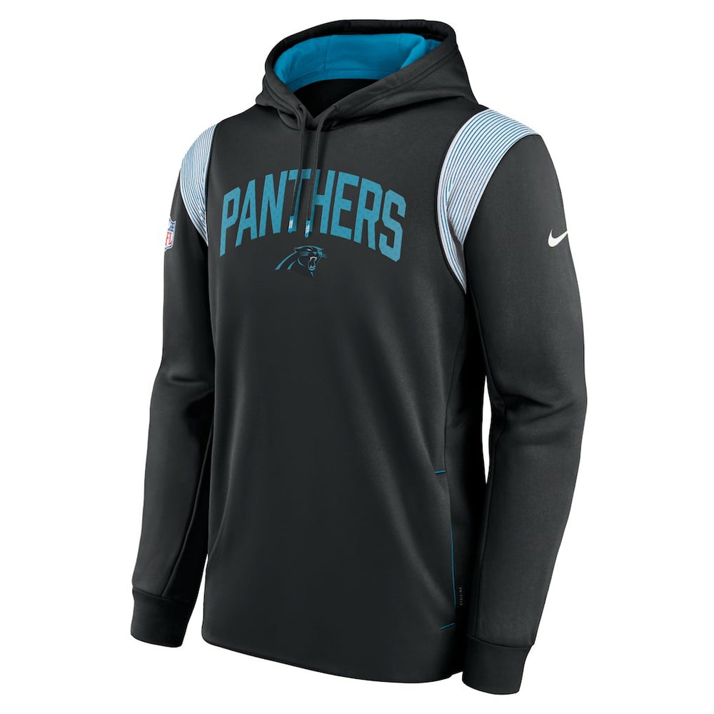 Carolina Panthers Nike Sideline Athletic Stack Performance Pullover Hoodie