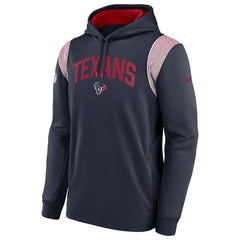 Houston Texans Nike Sideline Athletic Stack Performance Pullover Hoodie