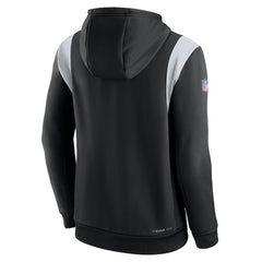 Las Vegas Raiders Nike Sideline Athletic Stack Performance Pullover Hoodie