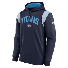 Tennessee Titans Nike Sideline Athletic Stack Performance Pullover Hoodie