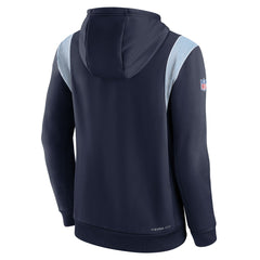 Tennessee Titans Nike Sideline Athletic Stack Performance Pullover Hoodie