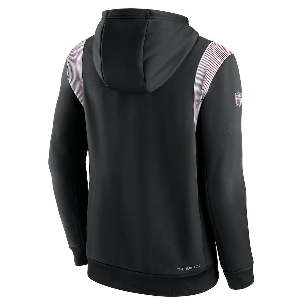 Atlanta Falcons Nike Sideline Athletic Stack Performance Pullover Hoodie