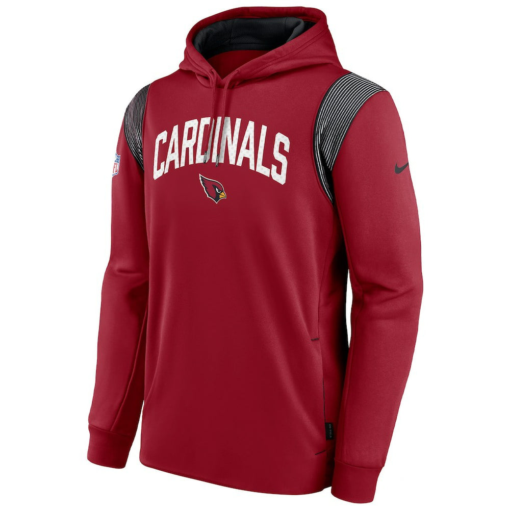 Arizona Cardinals Nike Sideline Athletic Stack Performance Pullover Hoodie