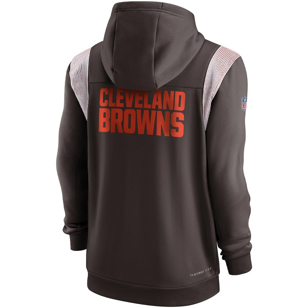 Cleveland Browns Nike Performance Sideline Lockup Full-Zip Hoodie