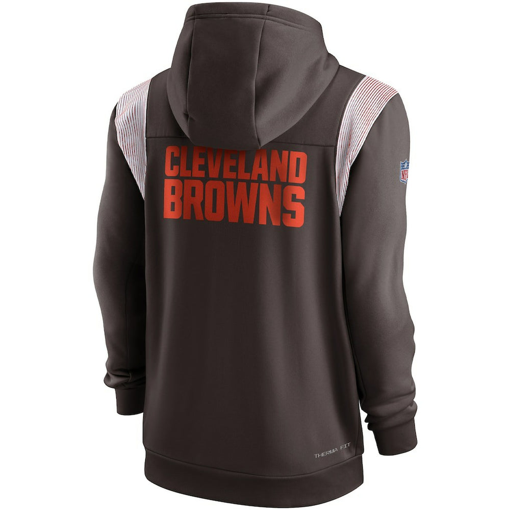 Cleveland Browns Nike Performance Sideline Lockup Full-Zip Hoodie