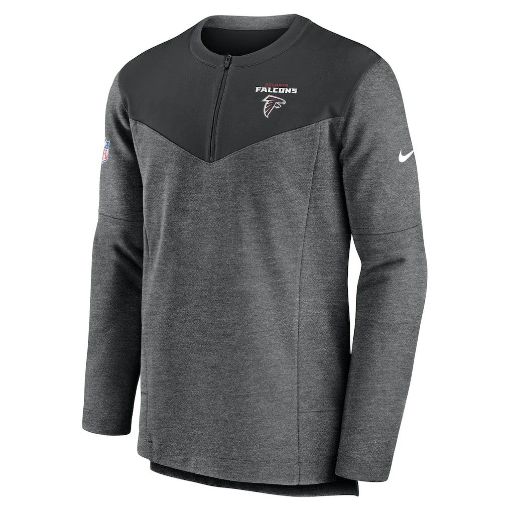 Atlanta Falcons Nike Sideline Lockup Performance Quarter-Zip Top