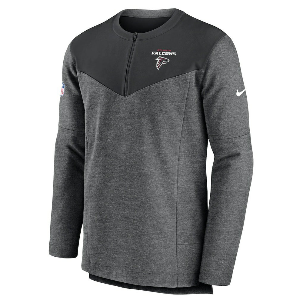 Atlanta Falcons Nike Sideline Lockup Performance Quarter-Zip Top