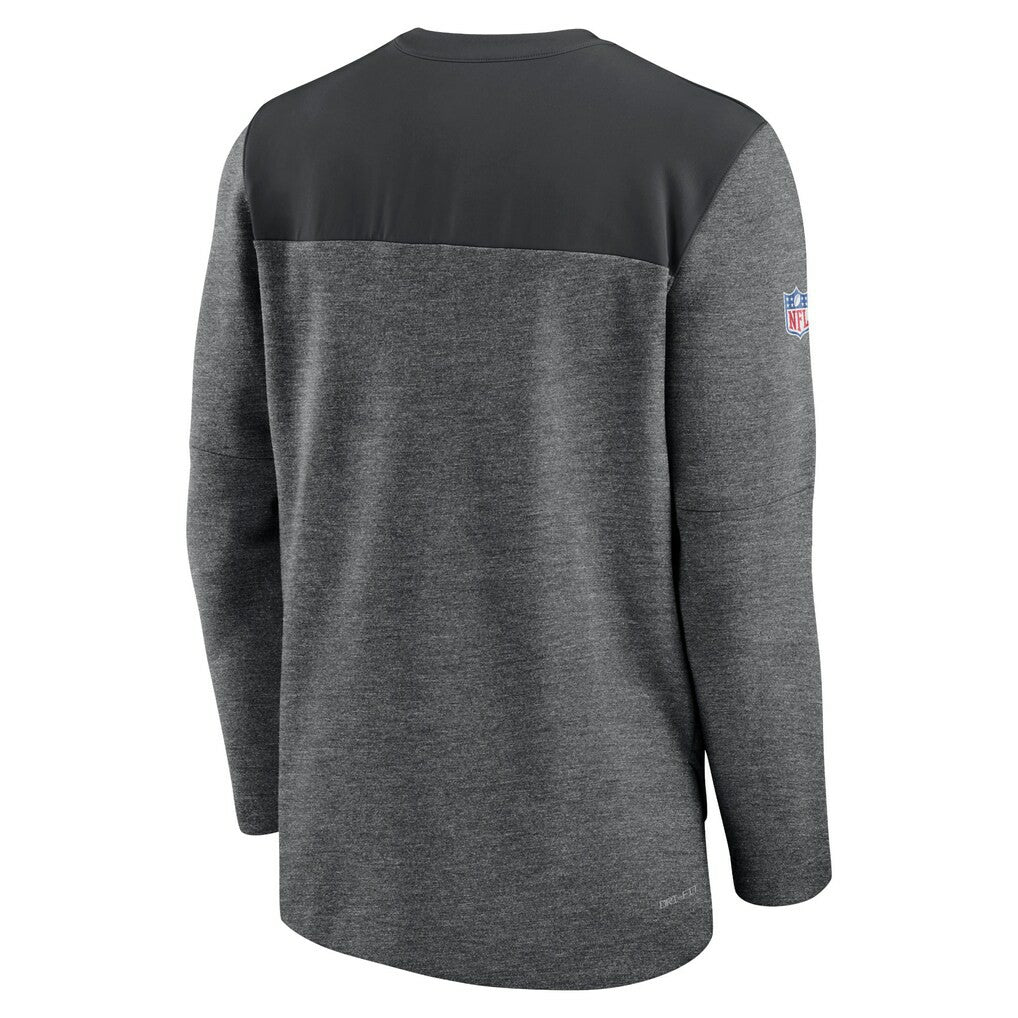 Atlanta Falcons Nike Sideline Lockup Performance Quarter-Zip Top