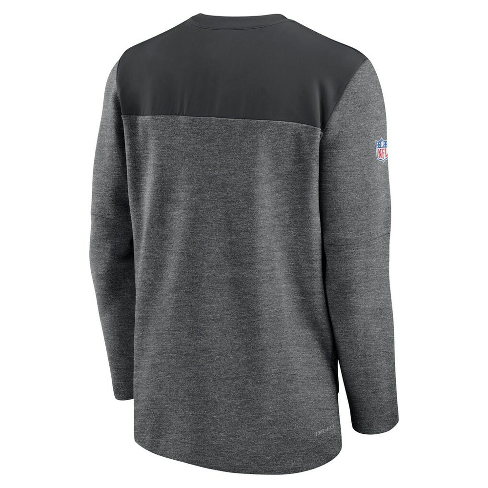 Atlanta Falcons Nike Sideline Lockup Performance Quarter-Zip Top