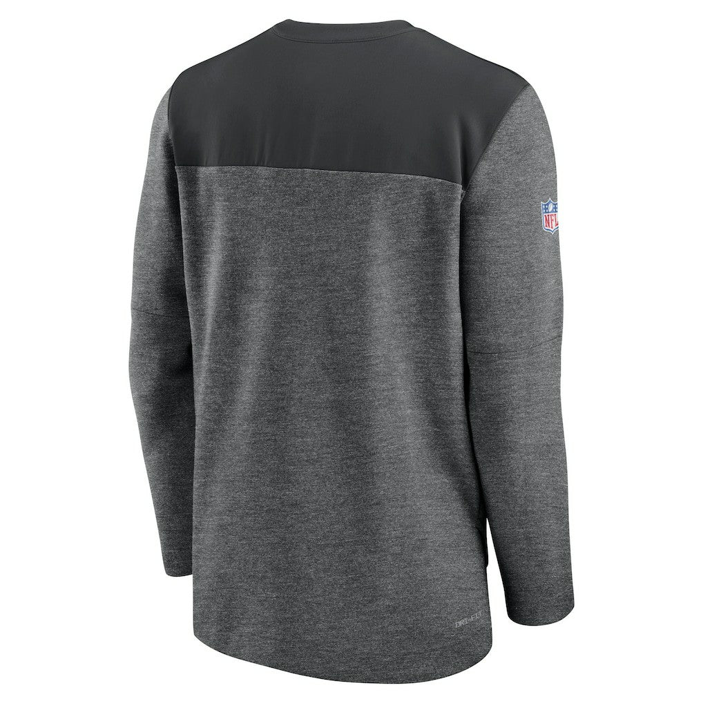 Carolina Panthers Nike Sideline Lockup Performance Quarter-Zip Top