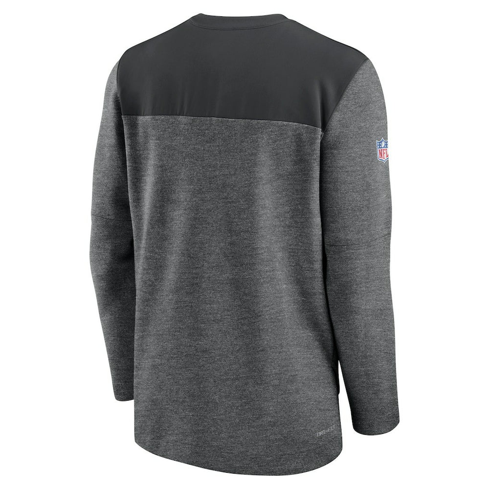 Carolina Panthers Nike Sideline Lockup Performance Quarter-Zip Top