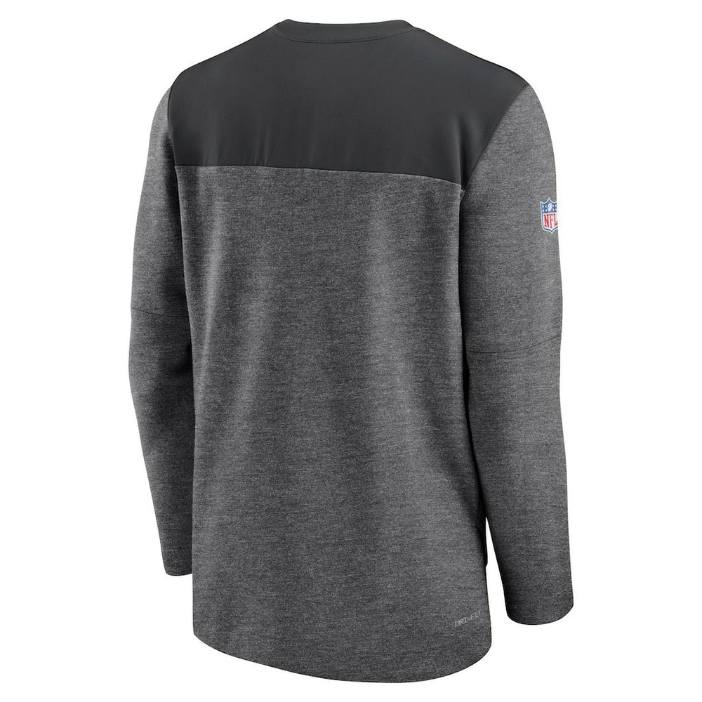Las Vegas Raiders Nike Sideline Lockup Performance Quarter-Zip Top