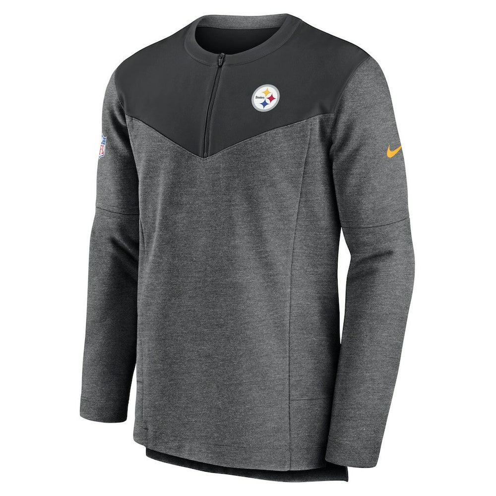 Pittsburgh Steelers Nike Sideline Lockup Performance Quarter-Zip Top