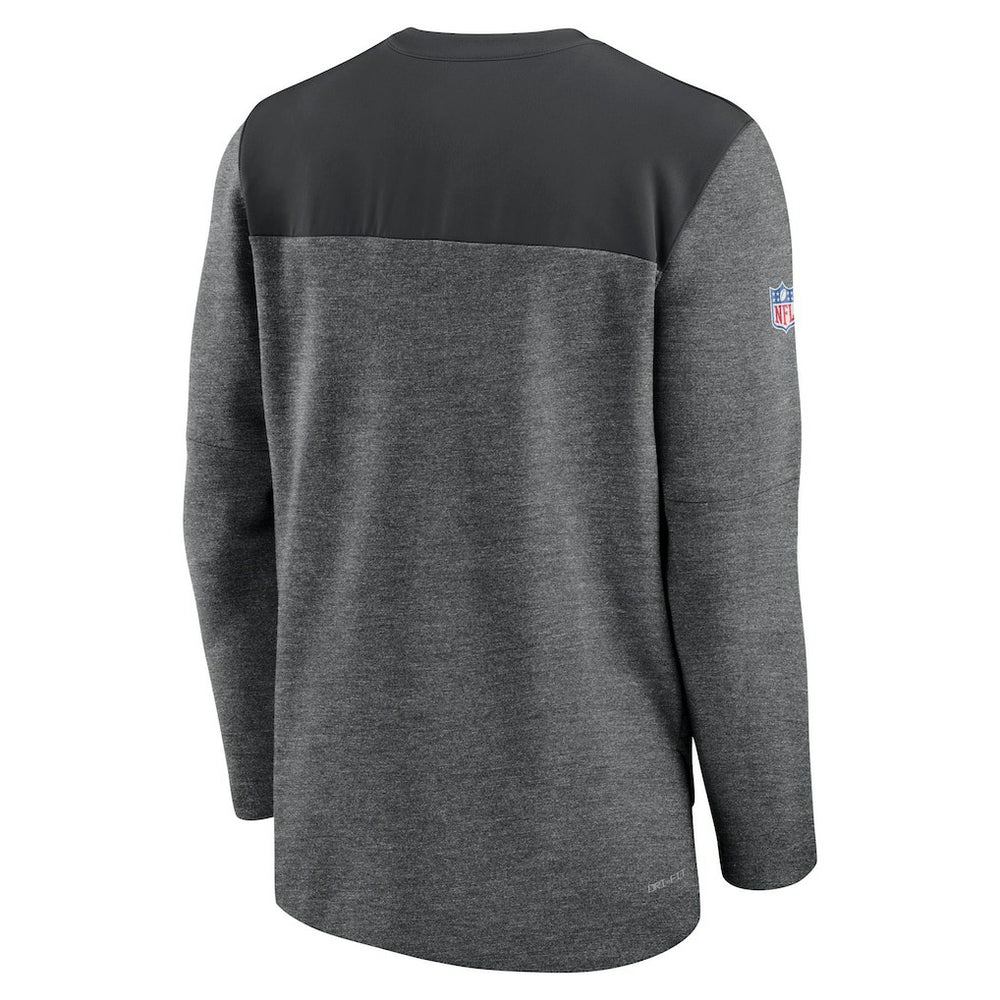 Pittsburgh Steelers Nike Sideline Lockup Performance Quarter-Zip Top