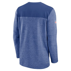 New York Giants Nike Sideline Lockup Performance Quarter-Zip Top