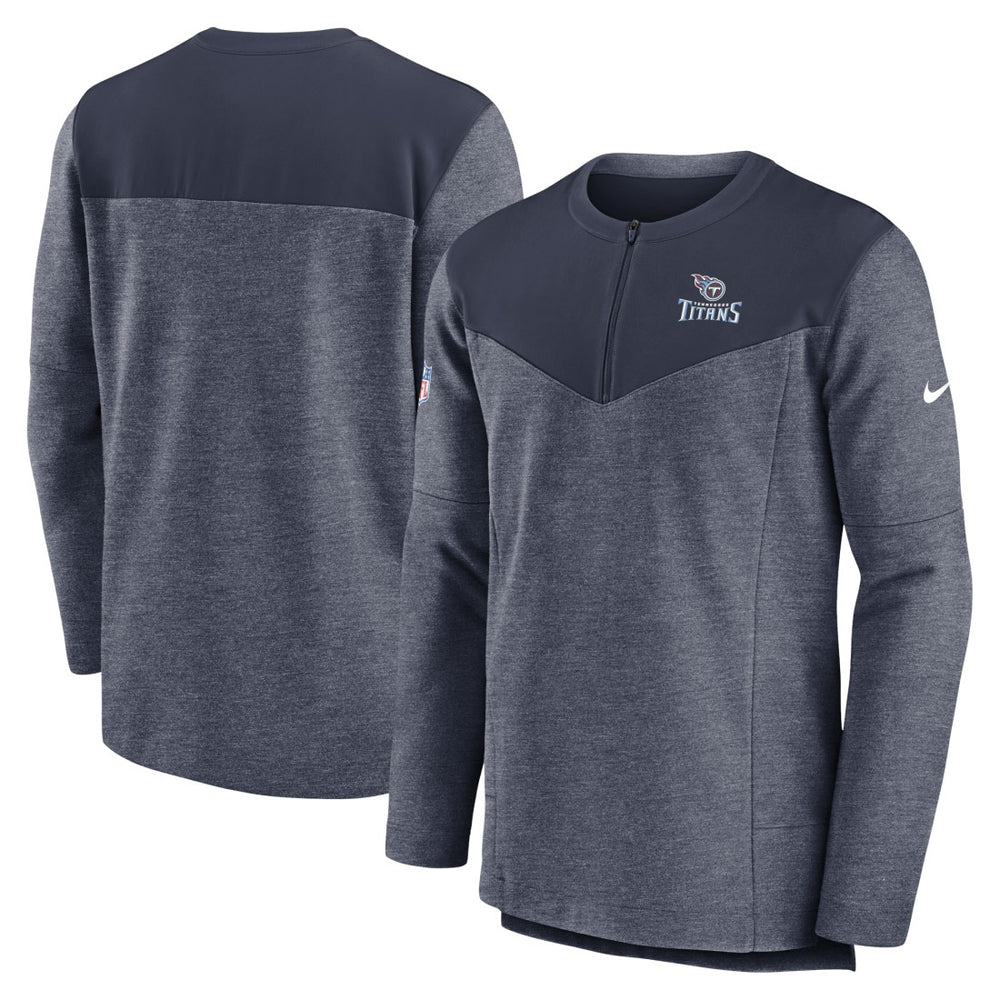 Tennessee Titans Nike Sideline Lockup Performance Quarter-Zip Top