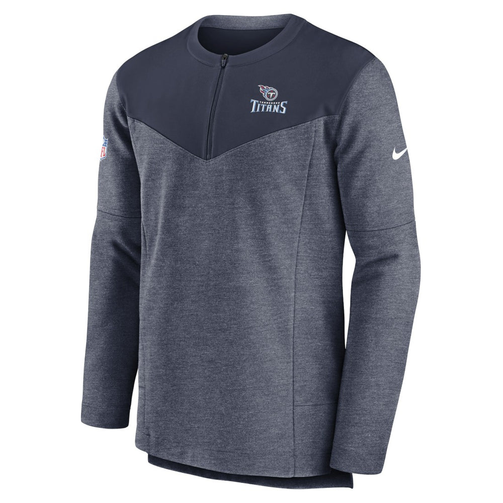 Tennessee Titans Nike Sideline Lockup Performance Quarter-Zip Top
