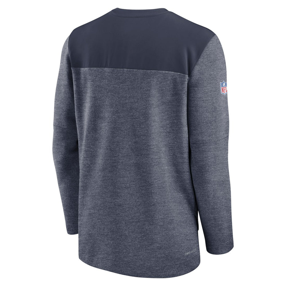 Tennessee Titans Nike Sideline Lockup Performance Quarter-Zip Top