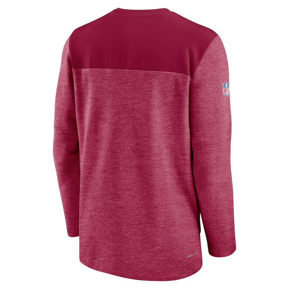 Washington Commanders Nike Sideline Lockup Performance Quarter-Zip Top