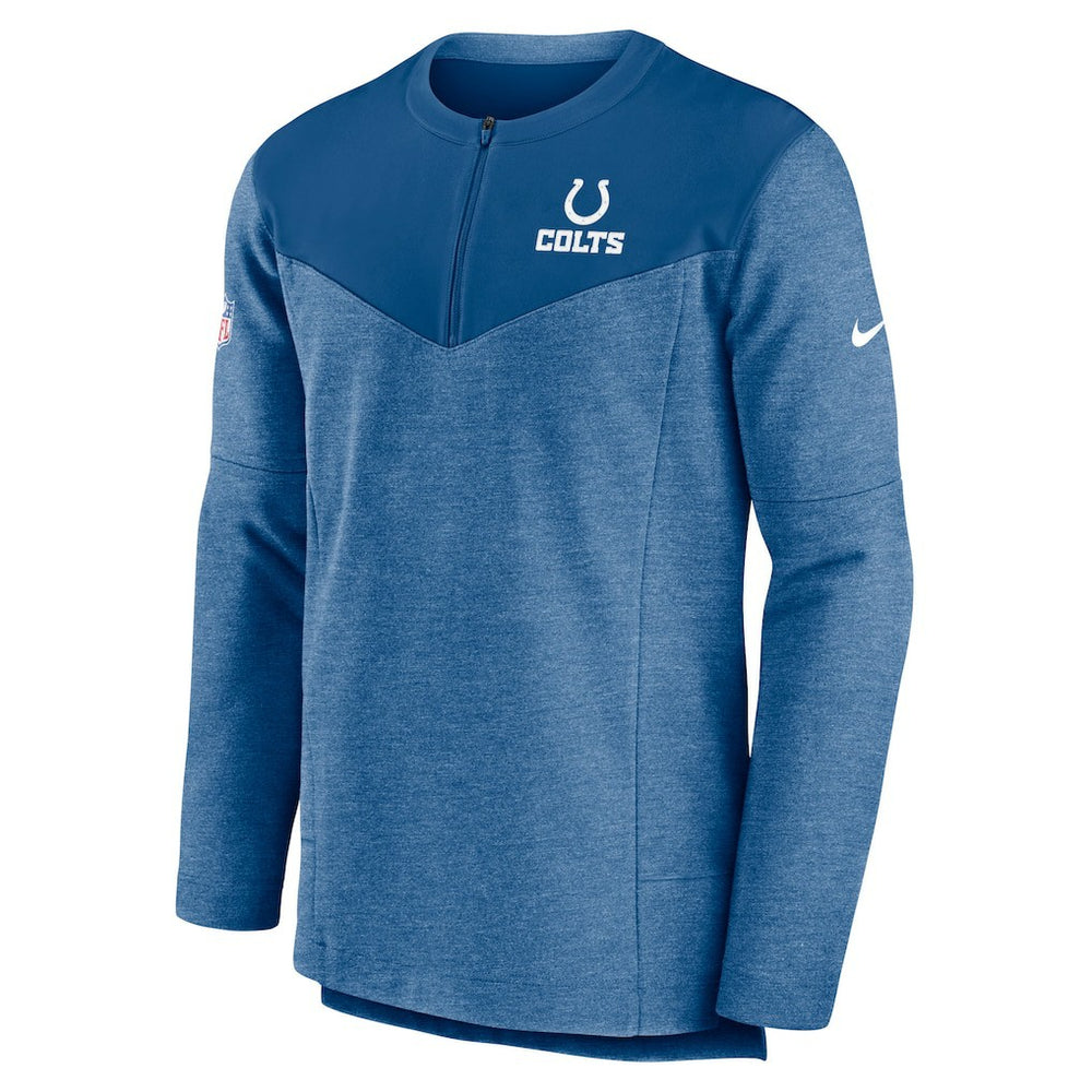 Indianapolis Colts Nike Sideline Lockup Performance Quarter-Zip Top