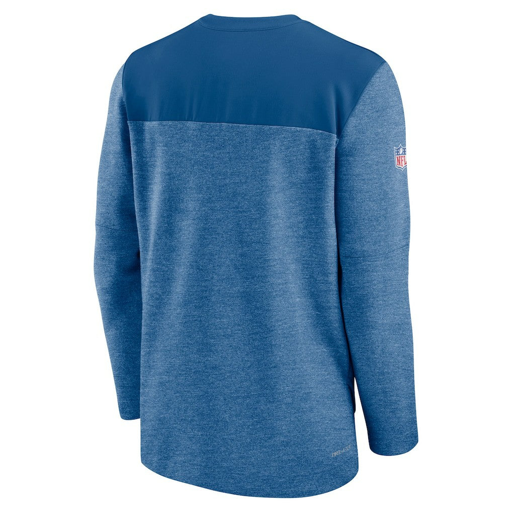 Indianapolis Colts Nike Sideline Lockup Performance Quarter-Zip Top