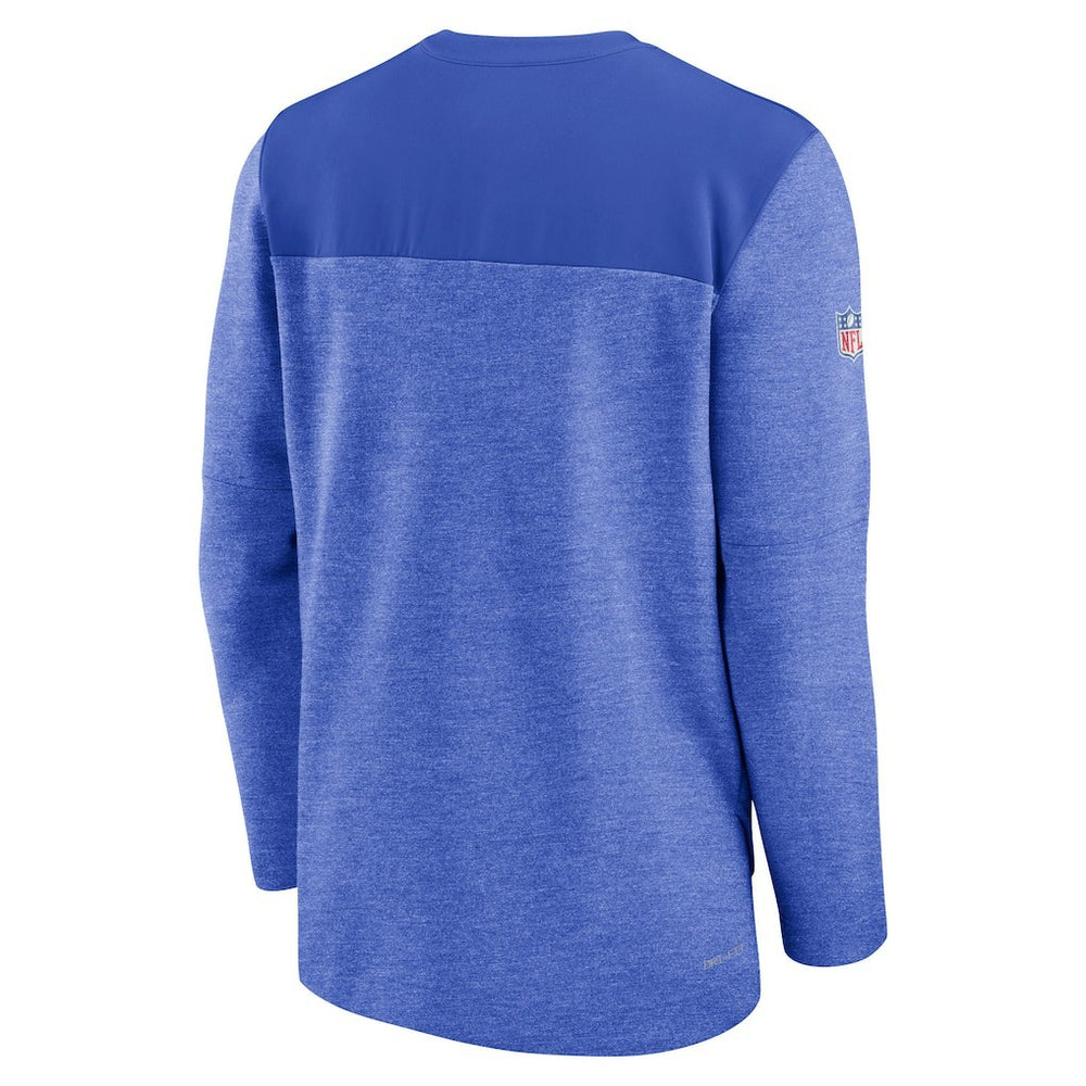 Los Angeles Rams Nike Sideline Lockup Performance Quarter-Zip Top