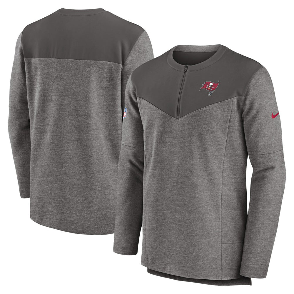 Tampa Bay Buccaneers Nike Sideline Lockup Performance Quarter-Zip Top