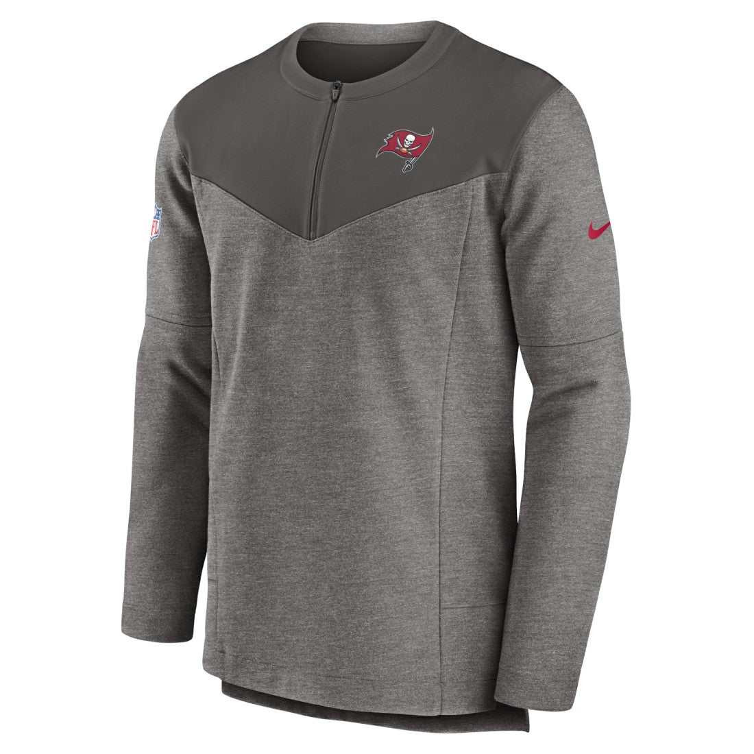 Tampa Bay Buccaneers Nike Sideline Lockup Performance Quarter-Zip Top