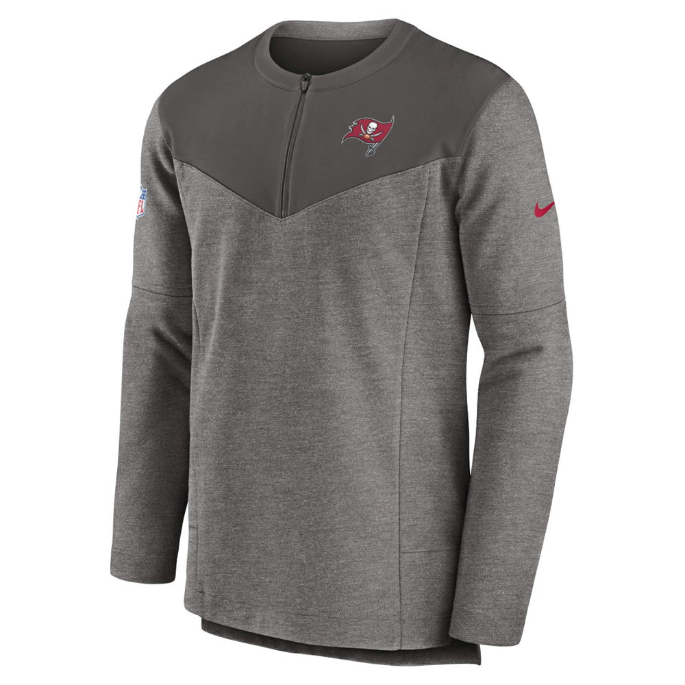 Tampa Bay Buccaneers Nike Sideline Lockup Performance Quarter-Zip Top