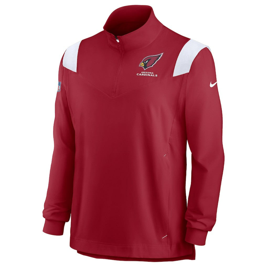 Arizona Cardinals Nike Sideline Coaches Chevron Lockup Quarter-Zip Top