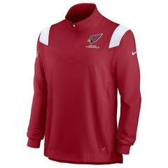 Arizona Cardinals Nike Sideline Coaches Chevron Lockup Quarter-Zip Top