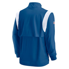 Indianapolis Colts Nike Sideline Coach Chevron Lockup Quarter-Zip Long Sleeve Top