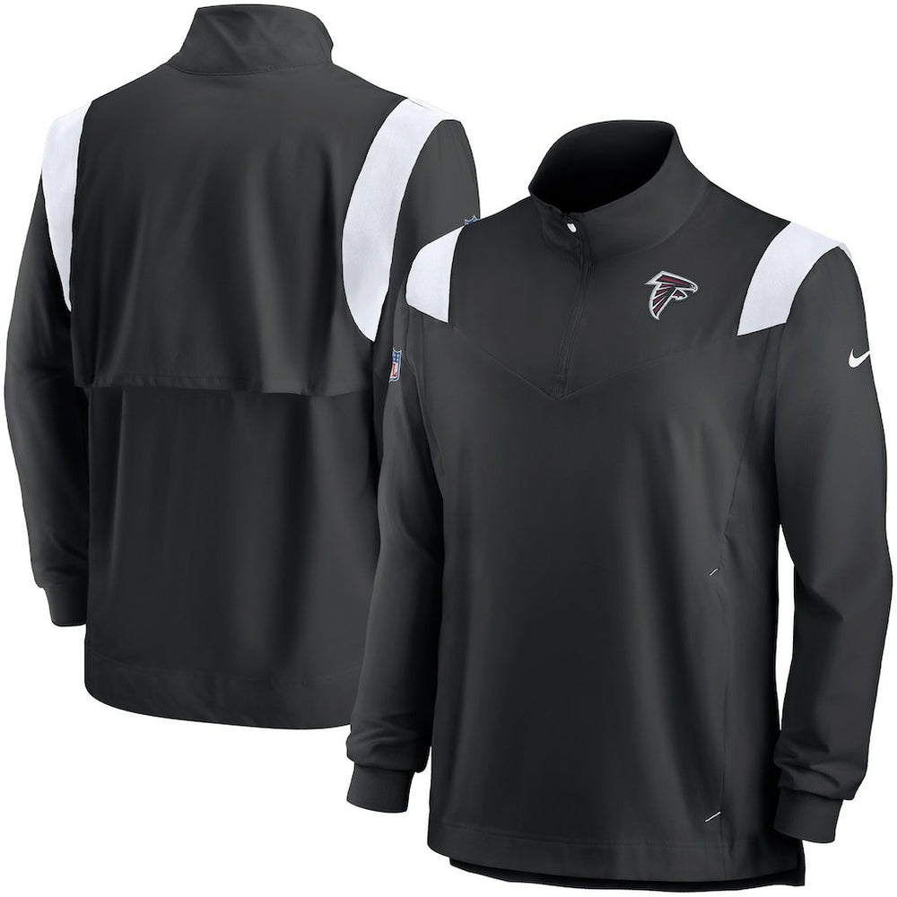 Atlanta Falcons Nike Sideline Coach Chevron Lockup Quarter-Zip Long Sleeve Top