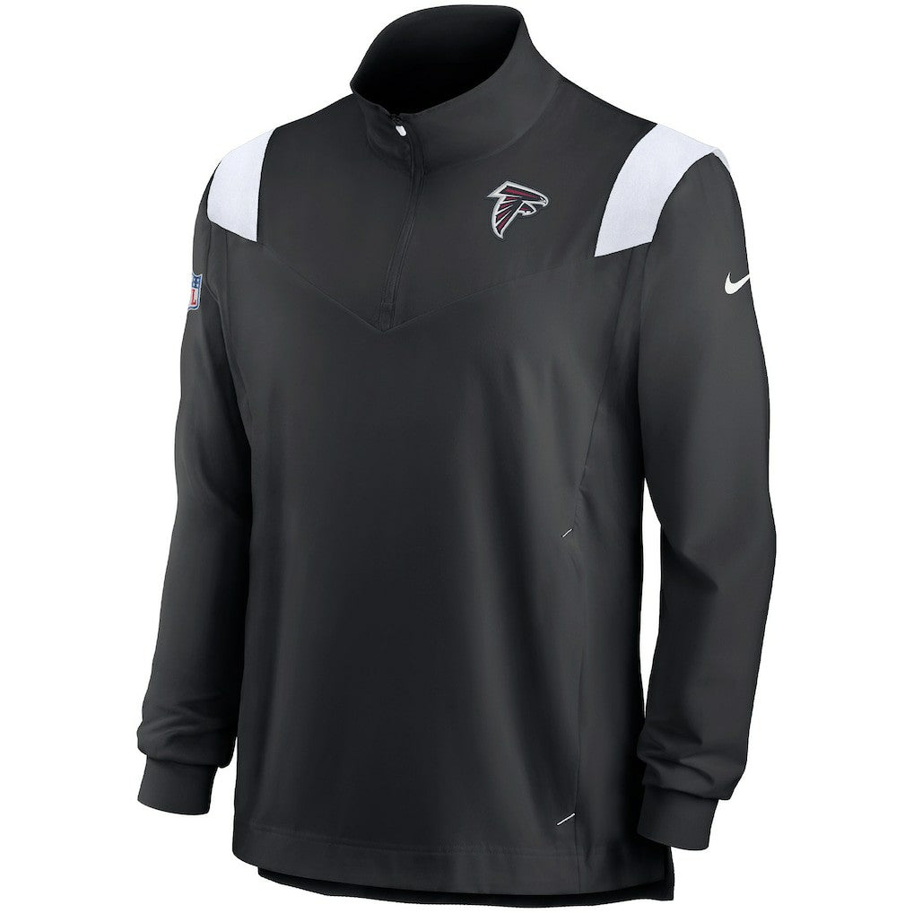 Atlanta Falcons Nike Sideline Coach Chevron Lockup Quarter-Zip Long Sleeve Top