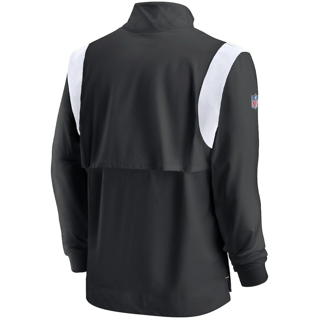 Atlanta Falcons Nike Sideline Coach Chevron Lockup Quarter-Zip Long Sleeve Top