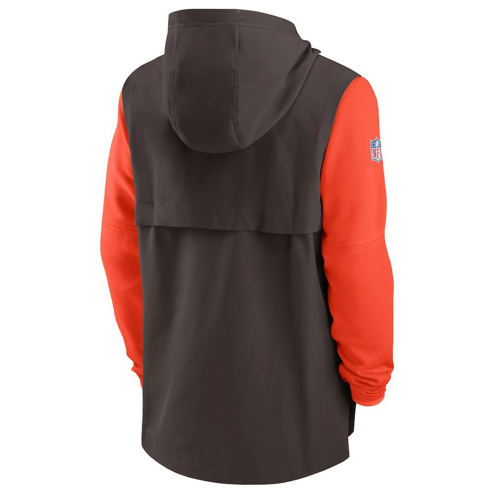 Cleveland Browns Nike Sideline Player Quarter-Zip Hoodie