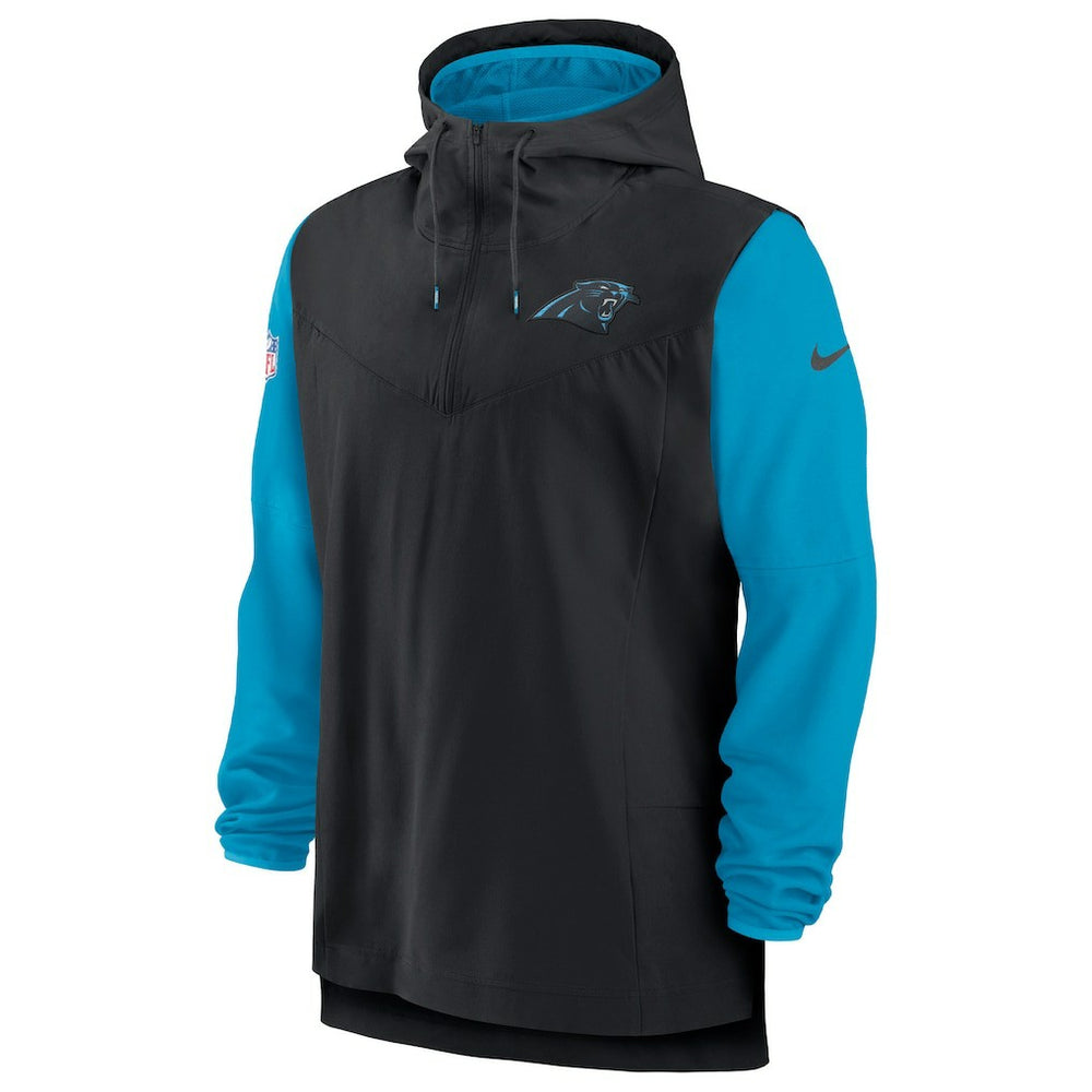 Carolina Panthers Nike Sideline Player Quarter-Zip Hoodie