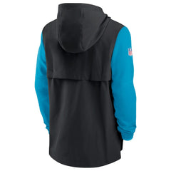 Carolina Panthers Nike Sideline Player Quarter-Zip Hoodie