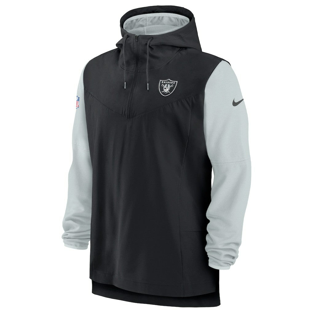Las Vegas Raiders Nike Sideline Player Quarter-Zip Hoodie Jacket
