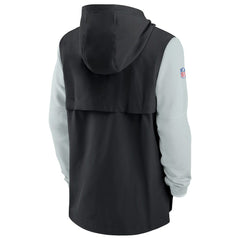 Las Vegas Raiders Nike Sideline Player Quarter-Zip Hoodie Jacket