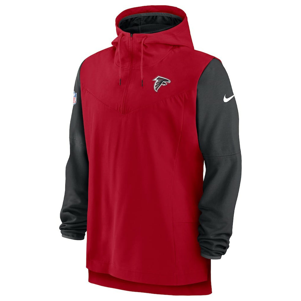 Atlanta Falcons Nike Sideline Player Quarter-Zip Hoodie