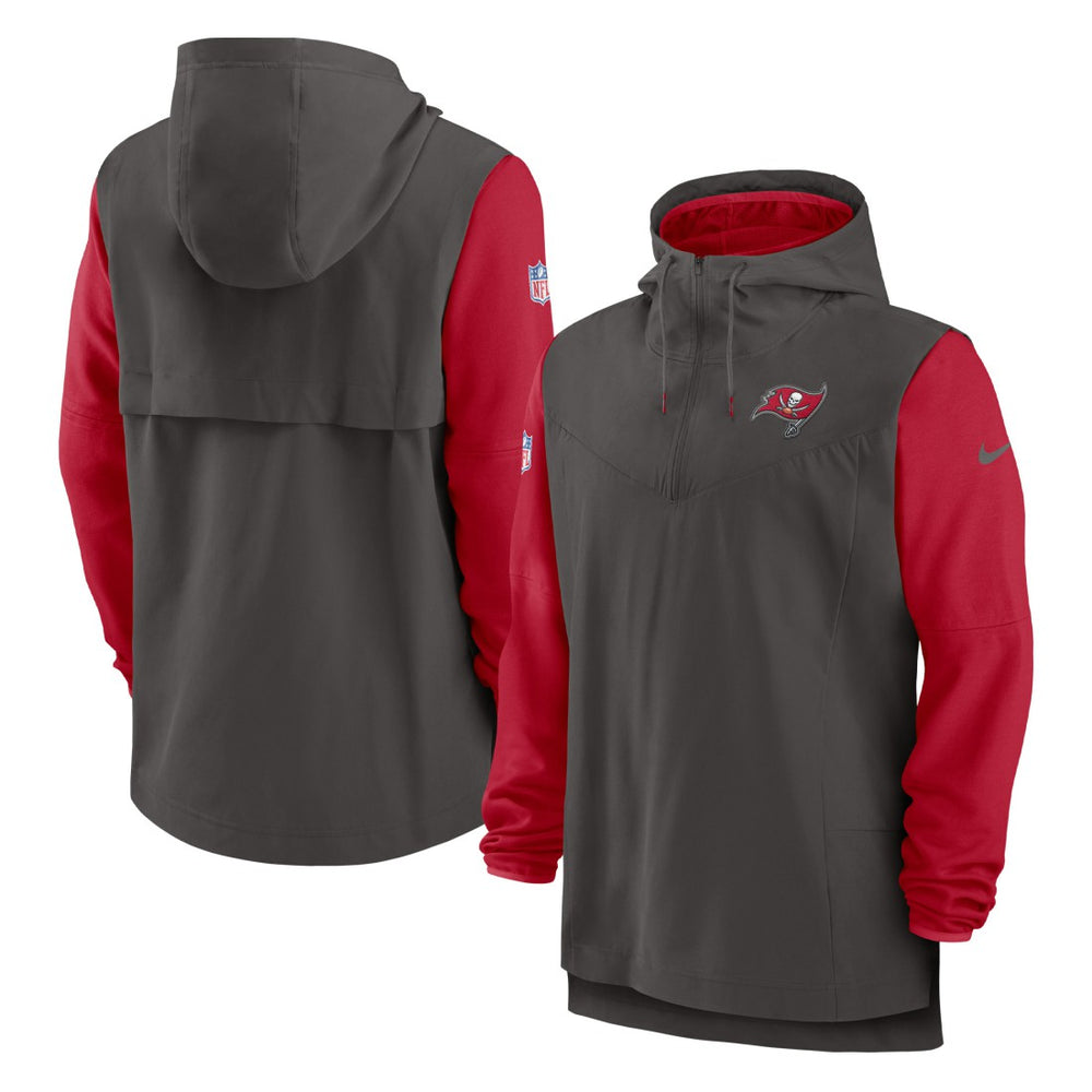Tampa Bay Buccaneers Nike Sideline Player Quarter-Zip Hoodie
